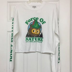 📌3/$22 Give A Hoot Don’t Pollute Woodsy Owl graphic tee